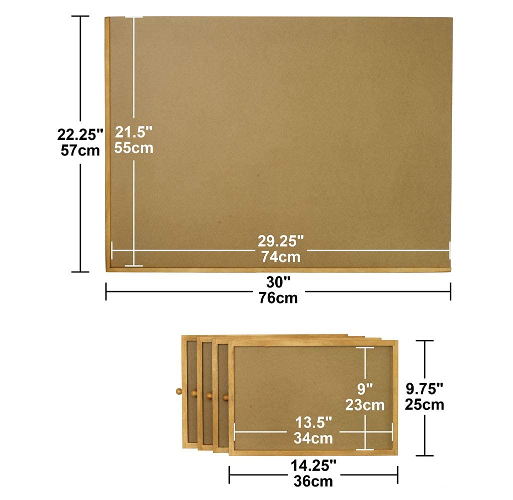 Bits and Pieces –Original Standard Wooden Jigsaw Puzzle Plateau-The Complete Puzzle Storage System Bits and Pieces