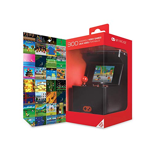 My Arcade Retro Arcade Machine X Playable Mini Arcade: 300 Retro Style Games Built In, 5.75 Inch Tall, AA Battery Powered, 2.5 Inch Color Display, Illuminated Buttons, Speaker, Volume Control My Arcade