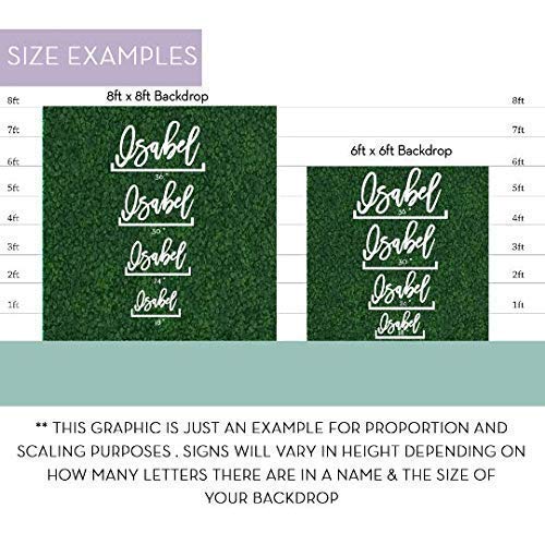 Personalized Large Wedding Wooden Name Sign - Customize with Couples Last Name - 5 Sizes 12,18, 24, 30, 36 inches wide– with MR & MRS, Wedding Generic