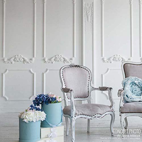 Ekena Millwork PNL16X20AS-02 16"W x 20"H x 1/2"P Ashford Molded Scalloped Wainscot Wall Panel Ekena Millwork