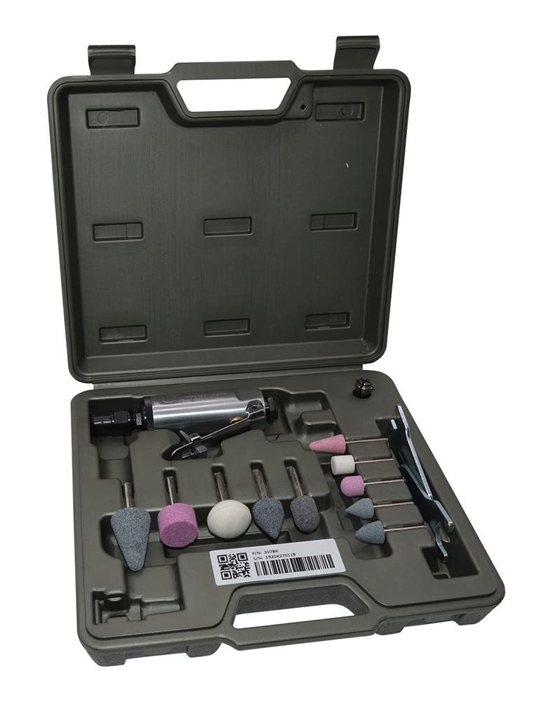 Ingersoll Rand 307BK Air Die Grinder Stone Kit, 28,000 RPM, 0.25 HP, 1/4" Collet, Front Exhaust Ingersoll Rand
