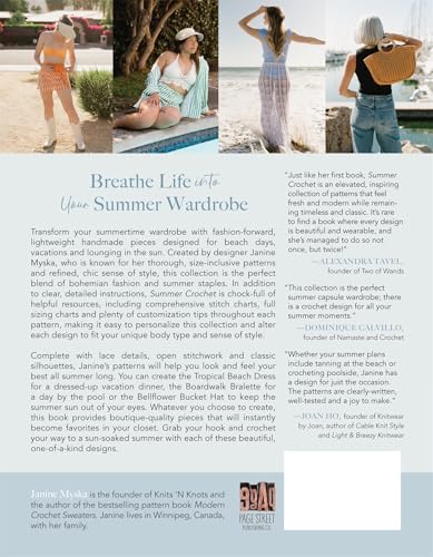 Summer Crochet: 19 Delicate Designs with Simple Lace and Timeless Silhouettes WoodArtSupply