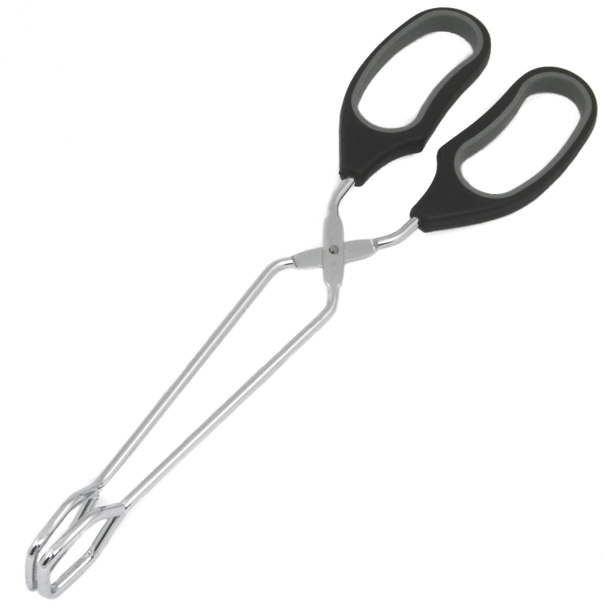 Chef Craft Classic Straight Tongs, 12 inches in length, Black Chef Craft