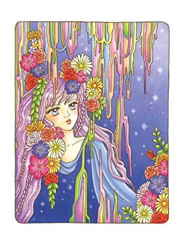 Creative Haven Manga Muses Coloring Book: Inspiring Anime, Manga, & Pop Surrealist Designs (Adult Coloring Books: Fantasy) WoodArtSupply