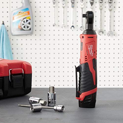 Milwaukee 2457-20 M12 Cordless 3/8" Sub-Compact 35 ft-Lbs 250 RPM Ratchet w/ Variable Speed Trigger Milwaukee