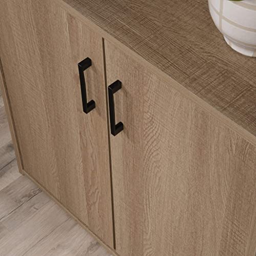 Sauder Beginnings Bookcase With Doors/ Book shelf, Summer Oak finish Sauder