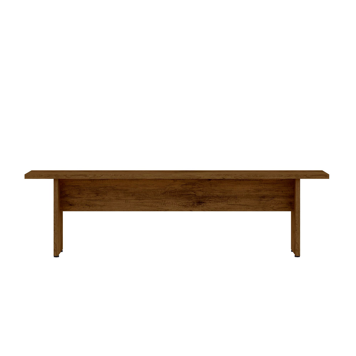 Manhattan Comfort Nomad Mid Century Modern Rustic Kitchen Dining Room Bench, 67.91", Nature Manhattan Comfort