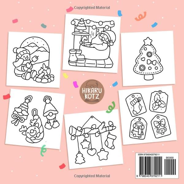 Christmas: Bold & Easy Coloring Book, Stocking Stuffer for Adults & Teens (Christmas Coloring Book) TAD Publishing LLC