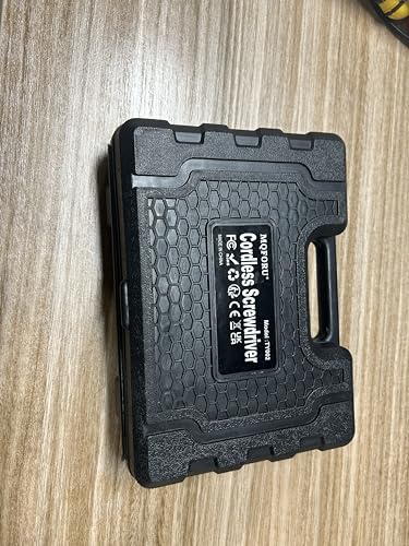 MQFORU Cordless Screwdriver, 47 in 1 Electric Screwdriver, Rechargeable 3.6V Portable Cordless Drills Kit, Dual Position Handle with USB Cable LED Light for Home Office DIY Tools MQFORU