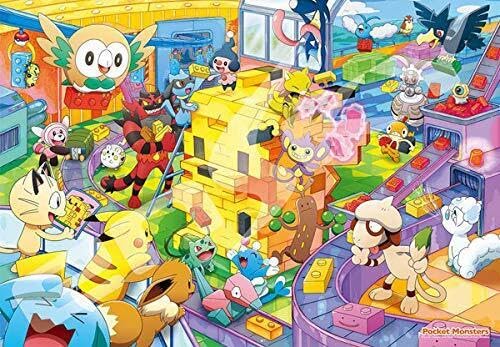 ensky - Pokémon - Let’s Make It Together Pikachu Blocks, 1000 Piece Jigsaw Puzzle ensky