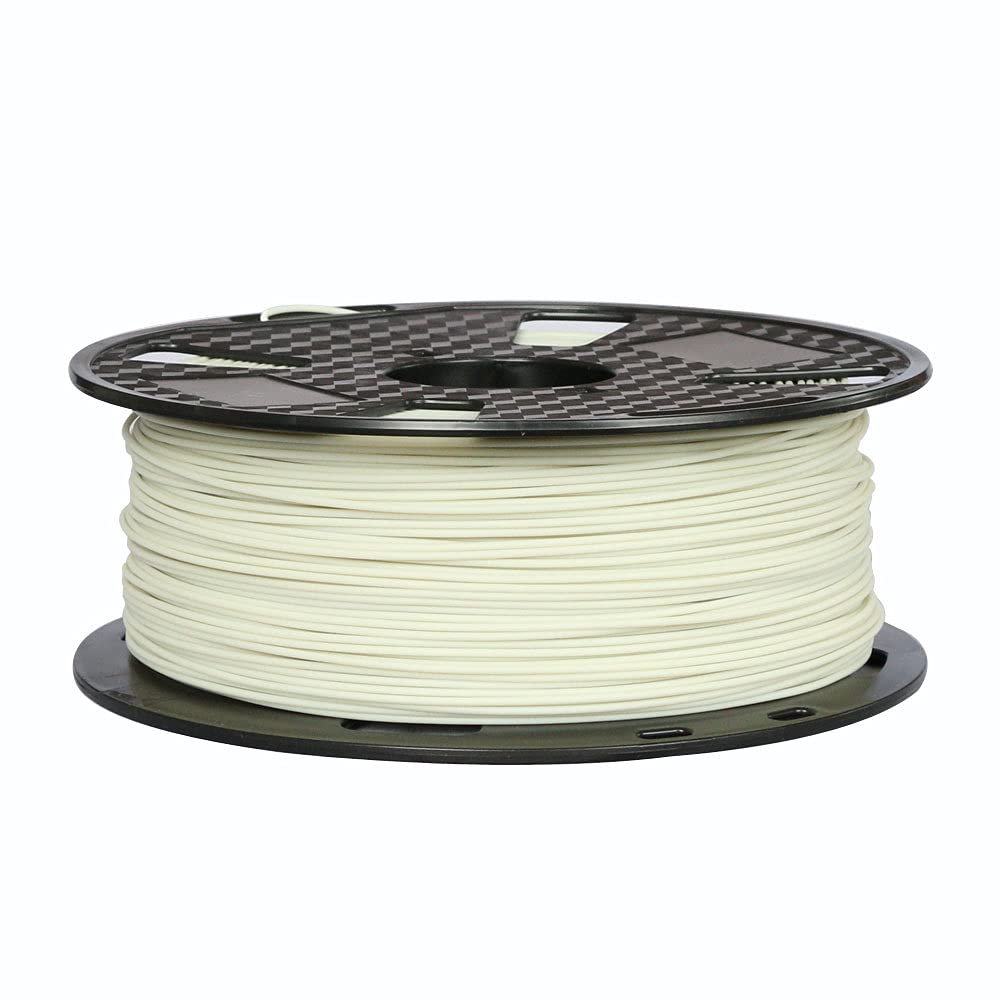 CC3D PLA Max Bone White PLA Filament 1.75 mm 1KG 3D Printer Filament 2.2LBS 3D Printing Material Stronger Pro Plus + Filament Ivory White Bone Color CC3D