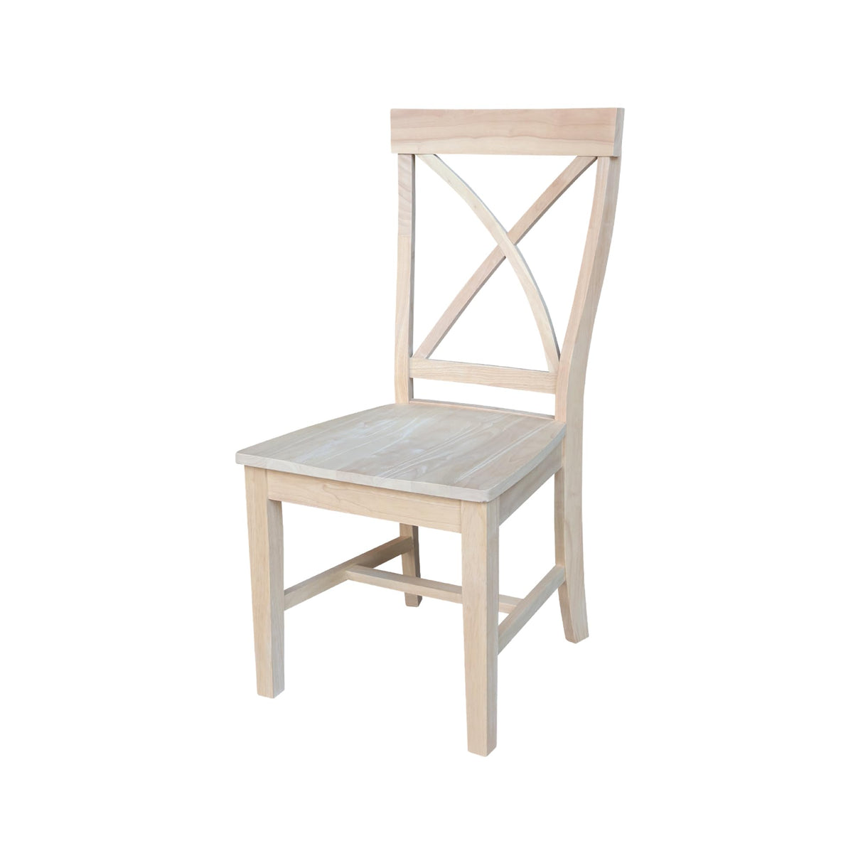 International Concepts Set of Two Creekside X-Back Chairs, Unfinished IC International Concepts