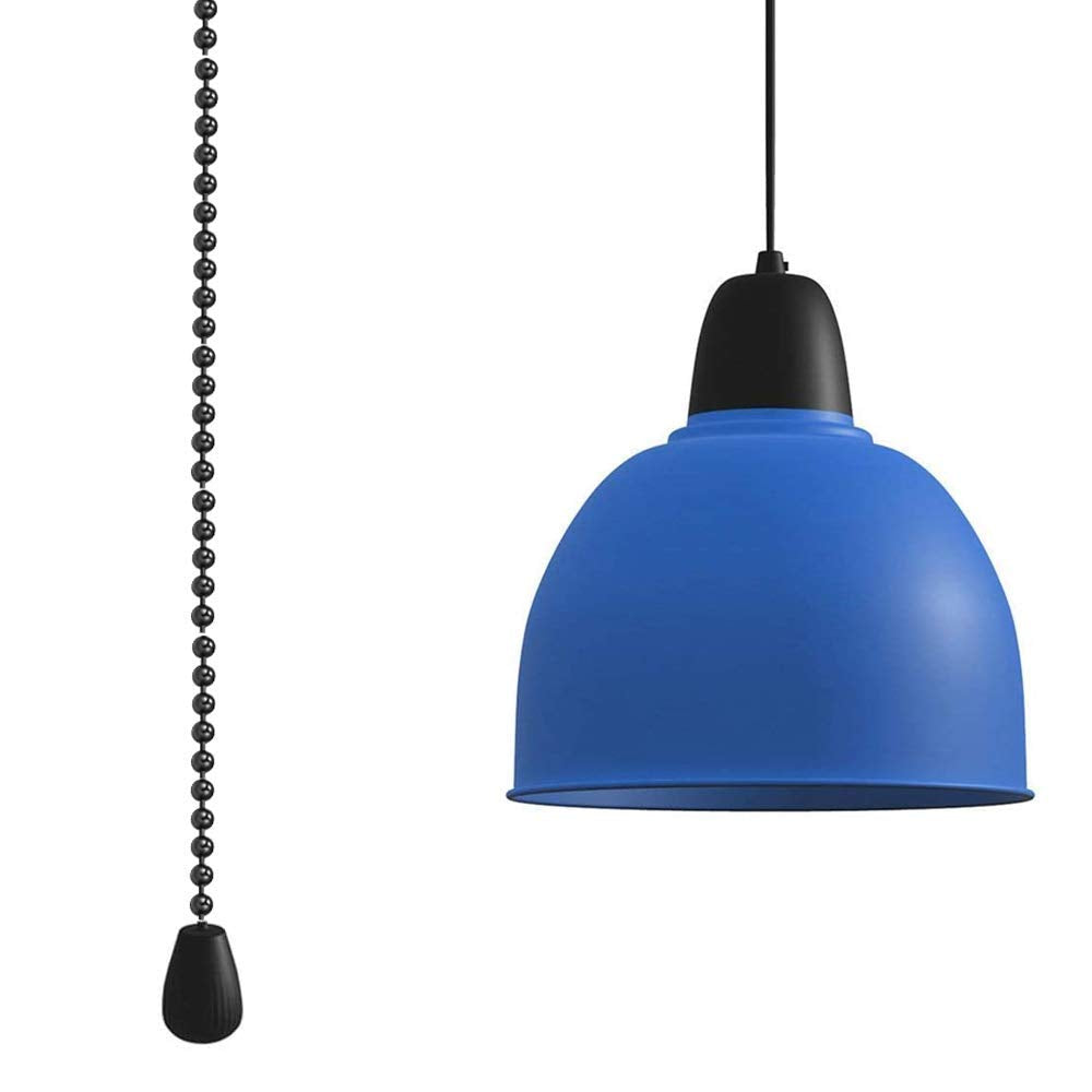 Vinaco Pull Chain Extension, 2 Pack 36" Stainless Steel Ceiling Fan Pull Chain, Strong Bearing & Rustproof, 6 Size Light Chain Pull Extender with 6 Solid Matching Connectors Vinaco