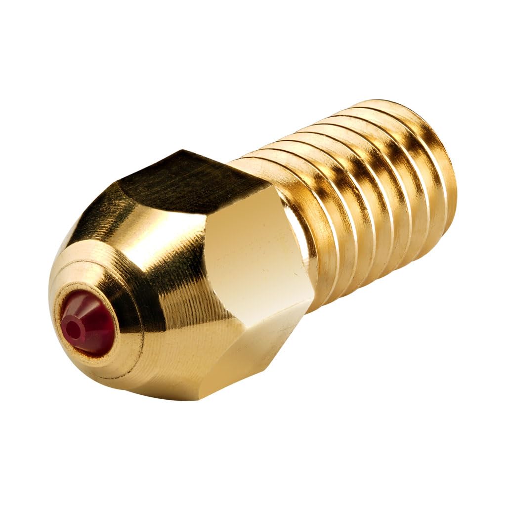 DUROZZLE Ruby Tip 3D Printer Nozzles for Elegoo Neptune 4/4 Pro, Hardened & Abrasion Resistant for Precision Additive Manufacturing (Neptune 4, 0.4mm) DUROZZLE