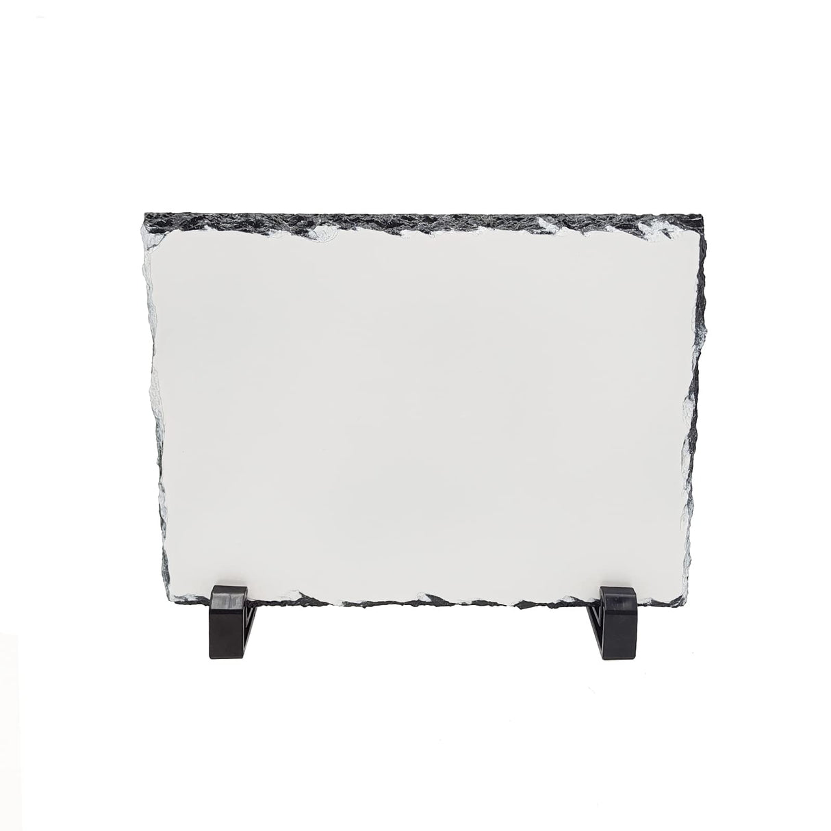 Sublimation Blank Slate Rock Stone Photo Frame, DIY Heat Transfer Picture Frame with Display Holder Personalized Customized Photo Frame Novelty for Heat Press Machine, Wedding, Birthday (1 PCS) itechpanda