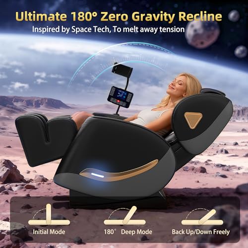 VireoNest 2026 Massage Chair Full Body, Zero Gravity Massage Chair Recliner - Upgraded 10-Point Roller, Heating, Airbags, Foot Roller, Shiatsu Full Body Massage Chairs, Gift for Parent VireoNest