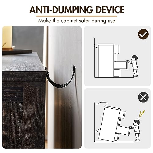 VanAcc 5 Tall Dresser for Bedroom with Drawers, Tall Chest of Drawers with Vintage Grain Texture, Farmhouse Wood Dresser for Bedroom, Living Room, Hallway, Dark Oak VanAcc