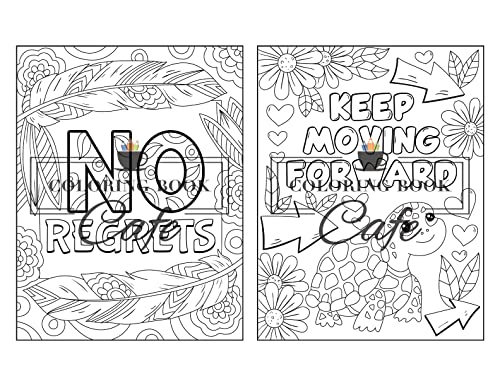 You Are Amazing: Inspirational Coloring Book for Adults Featuring Positive Quotes and Motivational Phrases for Stress Relief and Relaxation WoodArtSupply