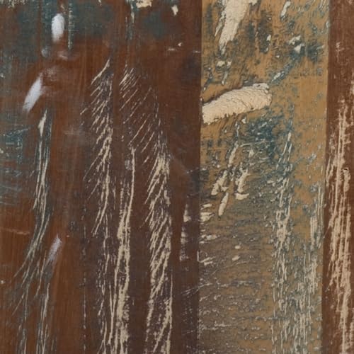 Deco 79 Reclaimed Wood Geometric Handmade Living Room Coffee, Center Table 38" x 38" x 16", Brown Deco 79