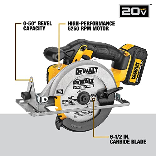 DEWALT 20V MAX Combo Kit, Compact 5-Tool (DCK521D2) DEWALT