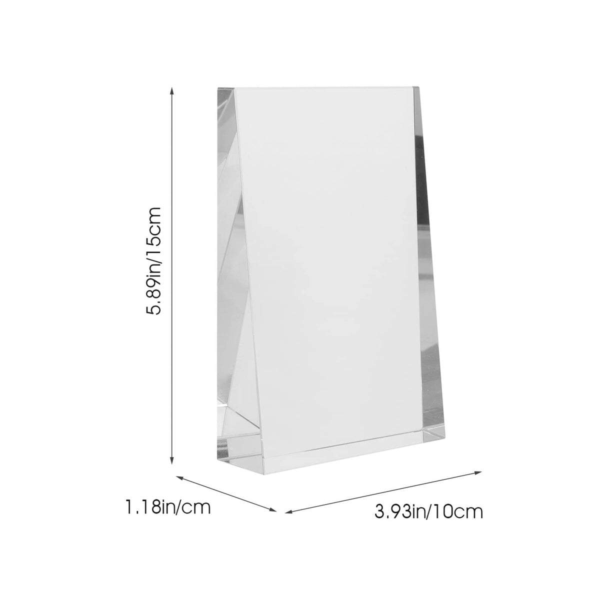 SEWACC Sublimation Blanks Crystal Tabletop Decor Crystal Diamond Photo Crystal Photo Diy Picture Decorative Photo for Wedding SEWACC