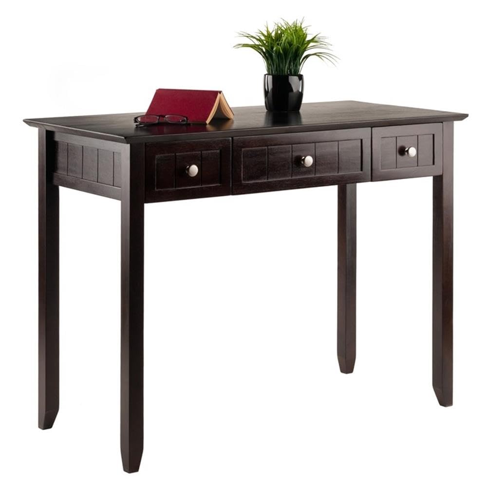 Winsome Burke Writing Desk, Coffee Winsome