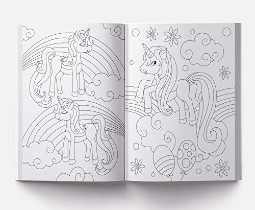 101 Unicorn Colouring Book: Fun Activity Colouring Book For Children WoodArtSupply