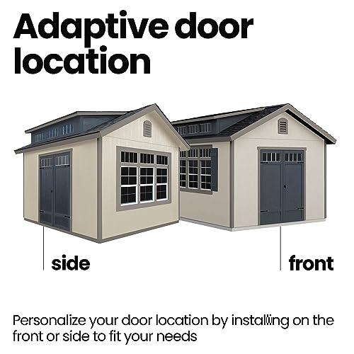 Handy Home Products Windemere 10x12 Do-it-Yourself Wooden Storage Shed with Floor Handy Home Products