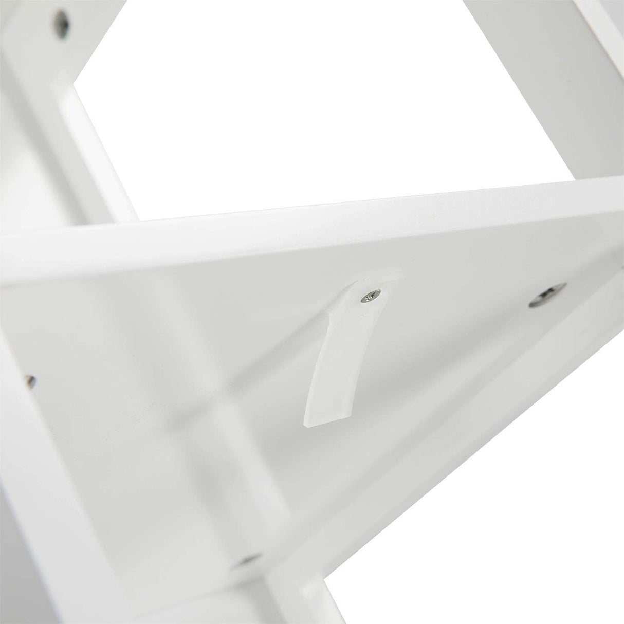 Yaheetech Bathroom Floor Cabinet, Wooden Storage Cabinet with 2 Drawers, Multifunctional Side Organizer Rack Stand Table, White Yaheetech