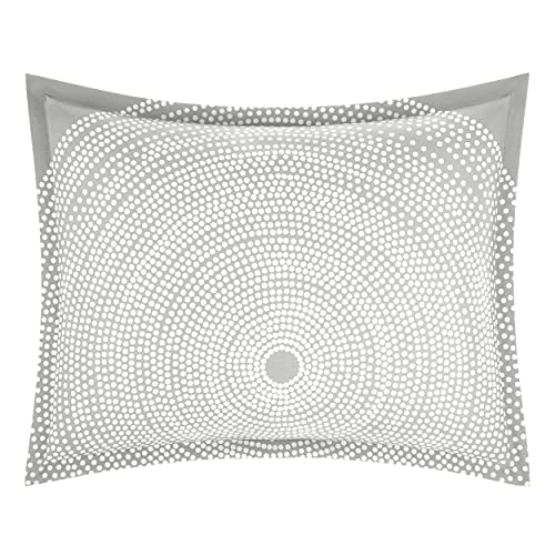 Marimekko - King Duvet Cover Set, Smooth Cotton Percale Bedding with Matching Shams, Lightweight Home Decor (Fokus Grey, King) MARIMEKKO