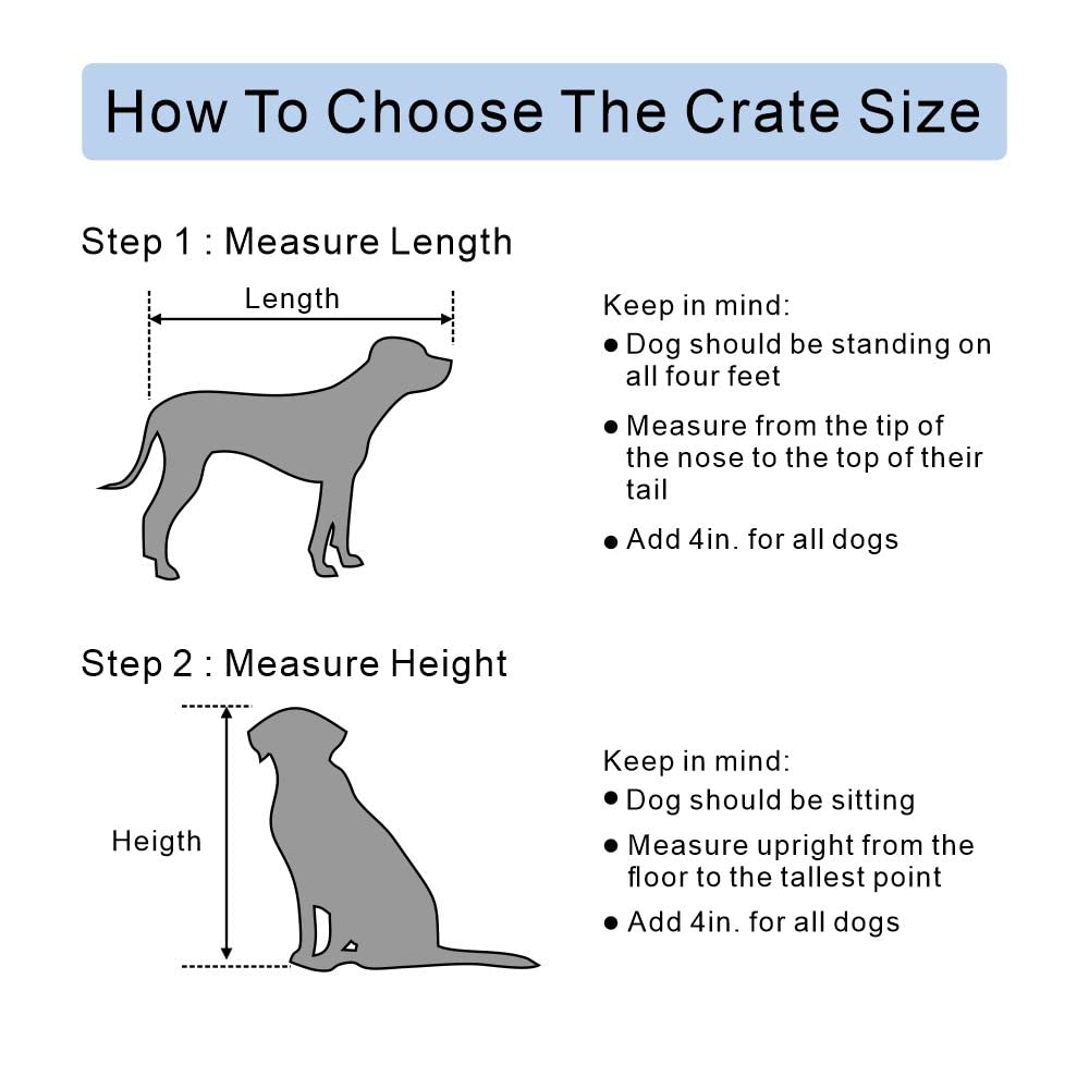 beeNbkks Furniture Style Dog Crate End Table, Double Doors Wooden Wire Dog Kennel with Pet Bed, Decorative Pet Crate Dog House Indoor Medium Large beeNbkks