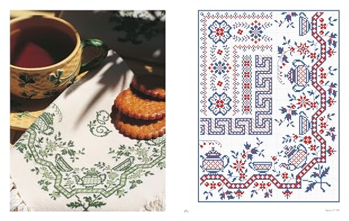 Vintage French Needlework: 300 Authentic Cross-Stitch Patterns―Flowers, Borders, and Alphabets from Antique Textiles WoodArtSupply