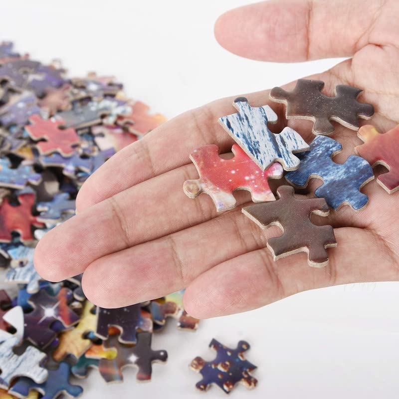 Fighting Irish of Notre Dame 500 Piece Jigsaw Puzzle Wooden Jigsaw Puzzle Farm Farmhouse Children and Adolescents Educational Training Decompression Resistant Difficult Play Games WoodArtSupply