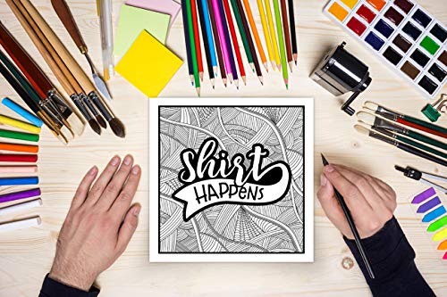 Holy Mother Forking Shirtballs: Clean Swear Word Coloring Book for Adults WoodArtSupply