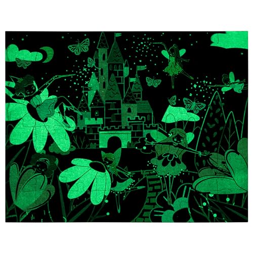 Stephen Joseph, Glow in The Dark Puzzle – Includes 48 Glow in The Dark Puzzle, Jigsaw Puzzle for Girls & Boys 3+ Years, Fairy Princess Stephen Joseph