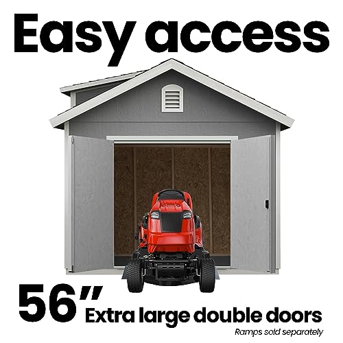 Handy Home Products Windemere 10x12 Do-it-Yourself Wooden Storage Shed with Floor Handy Home Products