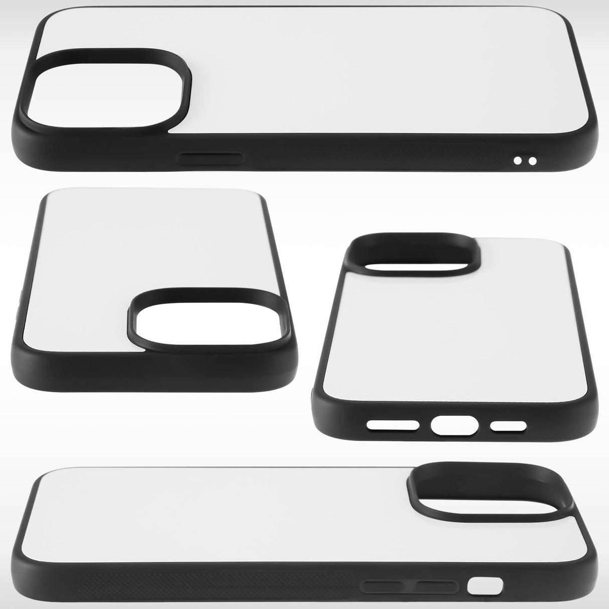 Amylove 6 Pcs Sublimation Phone Case Clear Printable Blank Phone Cases Protective DIY Phone Case Cell Phone Basic Cases Soft Anti Slip 2D Phone Case Covers for DIY (Compatible with iPhone 14 Pro Max) Amylove