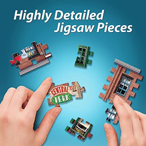 Wrebbit3D Friends Central Perk 3D Puzzle for Teens and Adults | 440 Real Jigsaw Puzzle Pieces | Not Just an Ordinary Model Kit for Adults for All Fans of The Friends TV Series Wrebbit3D