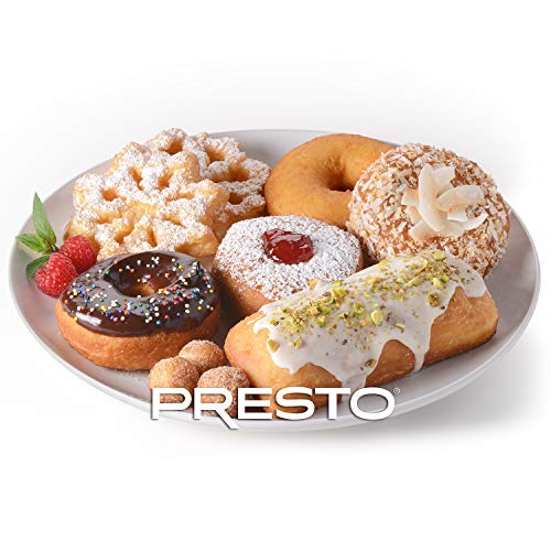 National Presto 10-Quart Kitchen Kettle XL Multi-Cooker, Steamer, Black Deep-Fryer Presto