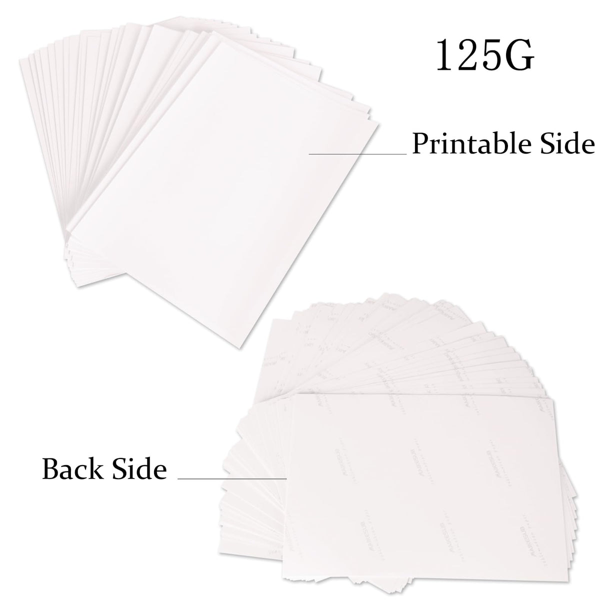 MAIKESUB Sublimation Paper 8.5x11 Inch 100 Sheets Only Compatible with Sublimation Printer and Sublimation Ink 125g MAIKESUB