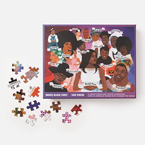 Brave. Black. First. Puzzle: A Jigsaw Puzzle and Poster Celebrating African American Women Who Changed the World: Jigsaw Puzzles for Adults and Jigsaw Puzzles for Kids Clarkson Potter