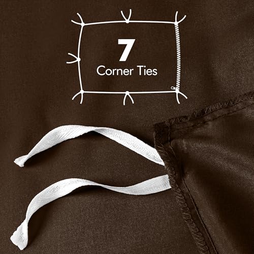 Utopia Bedding Duvet Cover Queen Size - 3 Piece with Zipper Closure - 1 Comforter Cover 90X90 Inches & 2 Pillow Shams 20X26 Inches (Brown) Comforter Not Included Utopia Bedding
