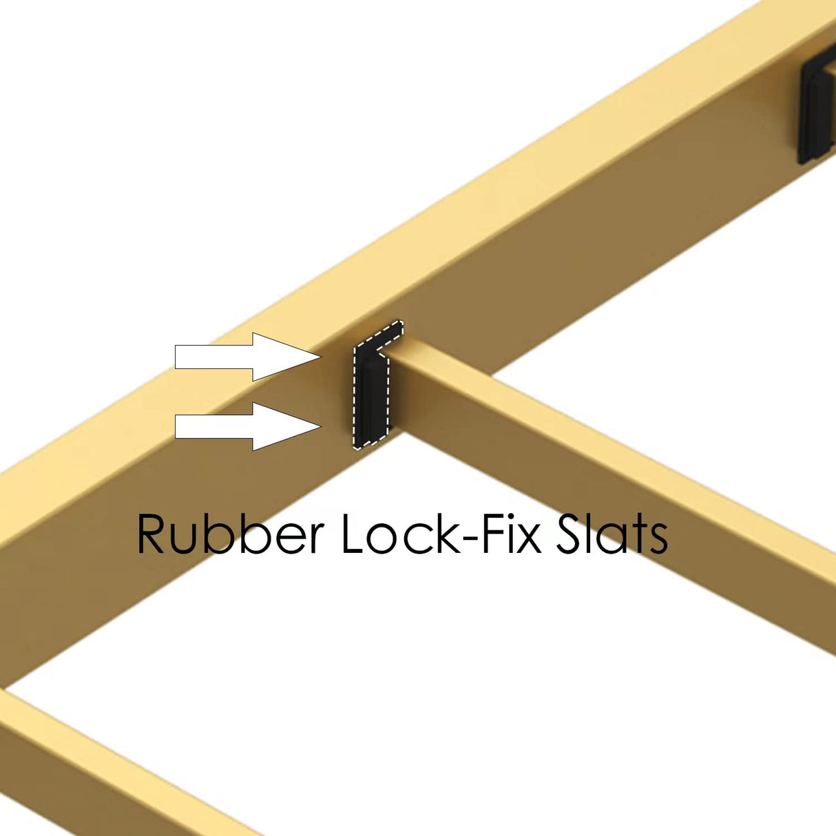 PAUKIN Gold Metal Canopy Bed Frame Queen/Mattress Foundation with Steel Slat Support/No Box Spring Needed/Easy Assembly, Queen PAUKIN