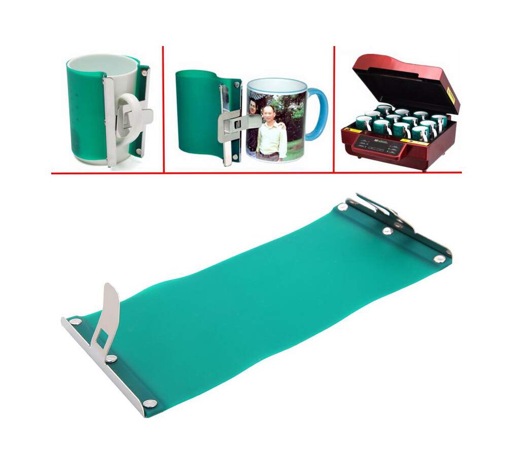 INTBUYING 3pcs Sublimation Mug Silicone Wrap Rubber Clamps Mold Cup Clamp Fixture for Printing Heat Transfer (15OZ) INTBUYING