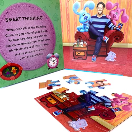 Phidal – Nickelodeon Blue’s Clues & You! My First Puzzle Book - Jigsaw Book for Kids Children Toddlers Ages 3 and Up Preschool Educational Learning - Gift for Easter, Holiday, Christmas, Birthday Phidal