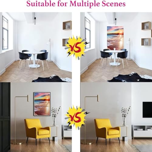 Cherry Blossom Girl Diamond Art for Adults, 50x70cm Large Diamond Painting 5D DIY Full Drill Square Paint By Numbers Gem Art Supplies Pictures for Home Fall Decor Wall Art Gifts 20x28in W-5170 Wenpeef