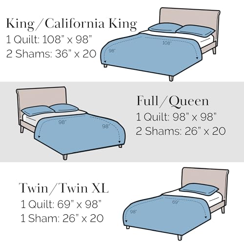 Southshore Fine Living, Inc. Oversized King Quilt Bedding Set, Jacobean Willow Floral Quilt Set with 2 Matching Pillow Shams, Lightweight California King Bed Spread, Soft Microfiber Fabric, Red Southshore Fine Living, Inc.
