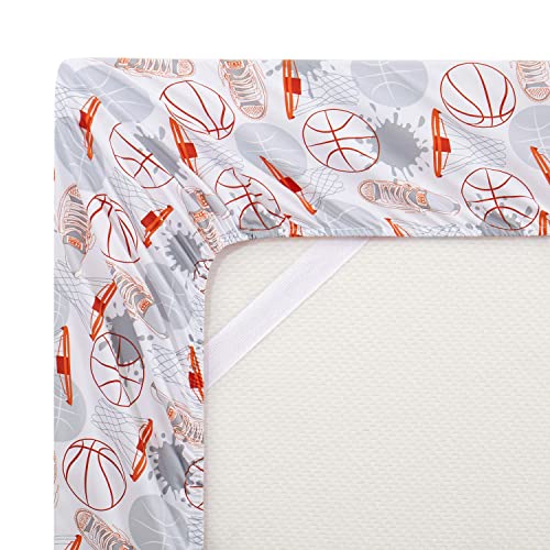 1500 Supreme Kids Bed Sheet Collection - Fun Colorful and Comfortable Boys and Girls Toddler Sheet Sets - Deep Pocket Wrinkle Free Soft and Cozy Bedding - Full , Basketball Sweet Home Collection