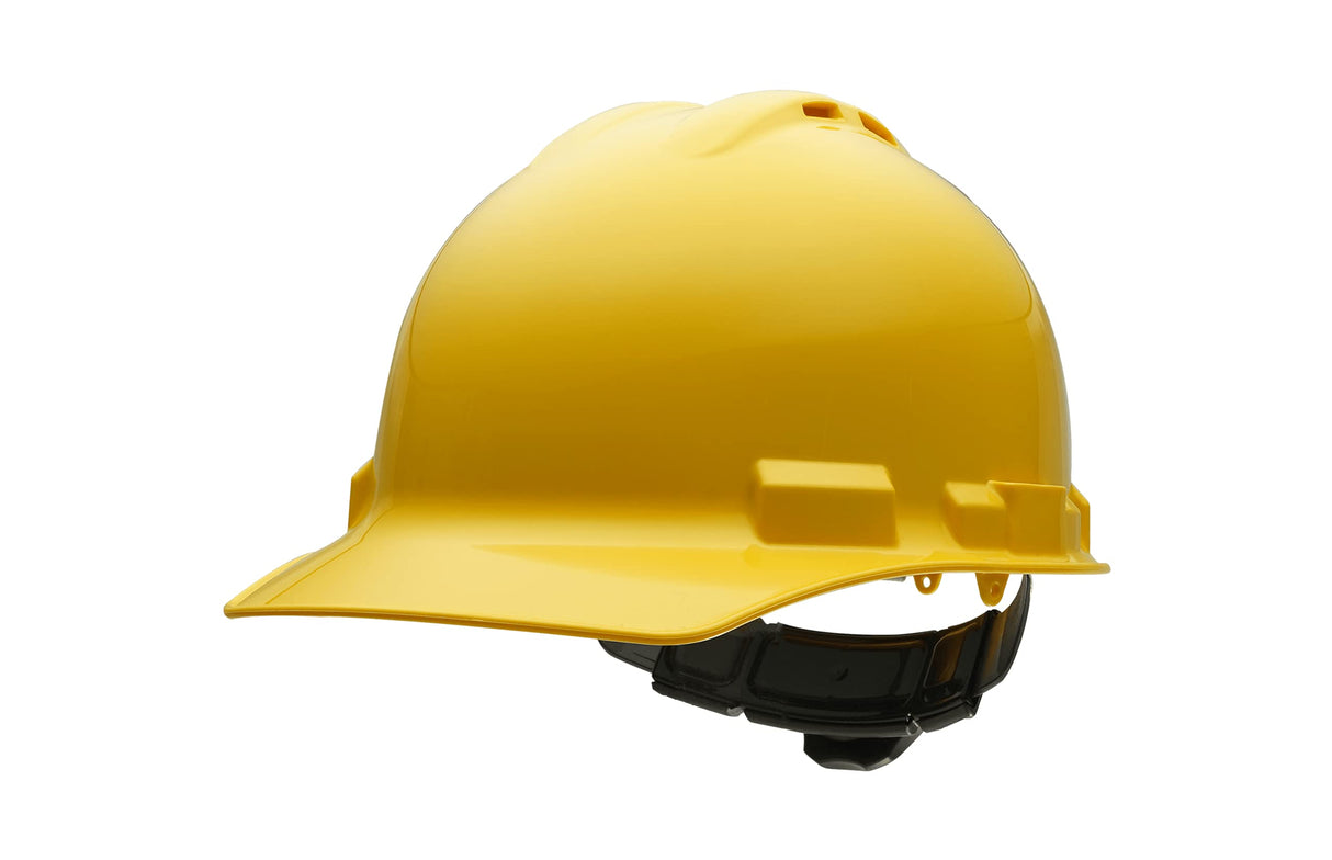 Ironclad Hard Hat Yukon CS400, Made in USA, Standard Brim, Vented, 4 Point Suspension, Class C, Color Yellow (G60002), Medium Ironclad