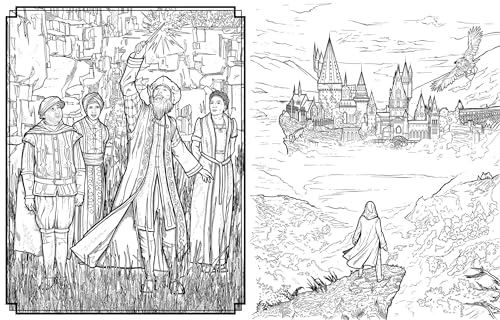 Hogwarts Legacy: The Official Coloring Book: Color Your Legacy (Harry Potter) WoodArtSupply